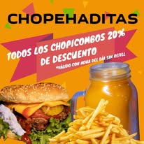 Promoción chopicombos descuento